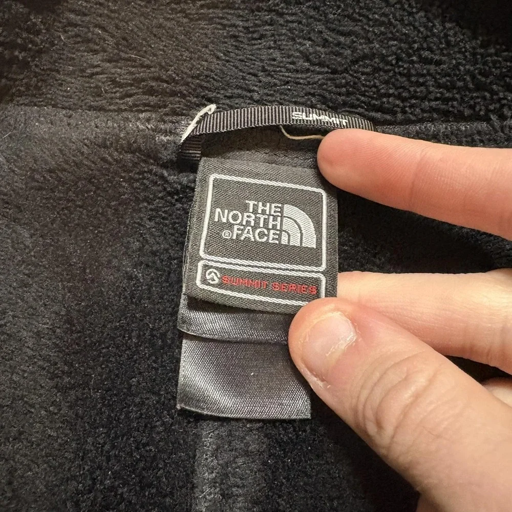 The North Face Summit Series Jacket Mens Small Black Softshell Fleece Lined‎